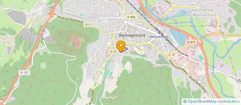 localisation de l'entreprise MADAME CHANTAL BLAISON  DOMMARTIN-LES-REMIREMONT