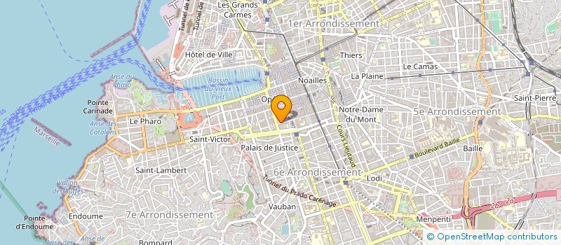 localisation de l'entreprise MADAME CHANTAL BLANC  MARSEILLE