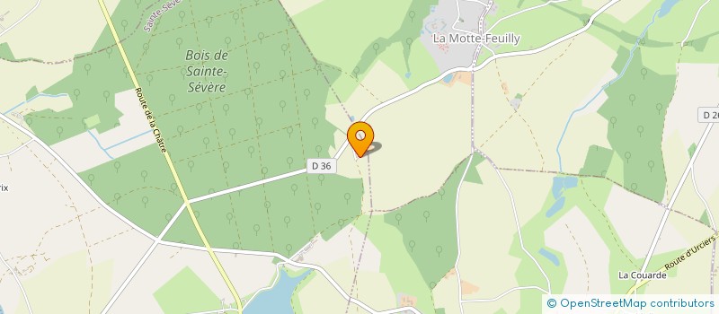 localisation de l'entreprise MADAME CHANTAL BLANCHARD à SAINTE-SEVERE-SUR-INDRE