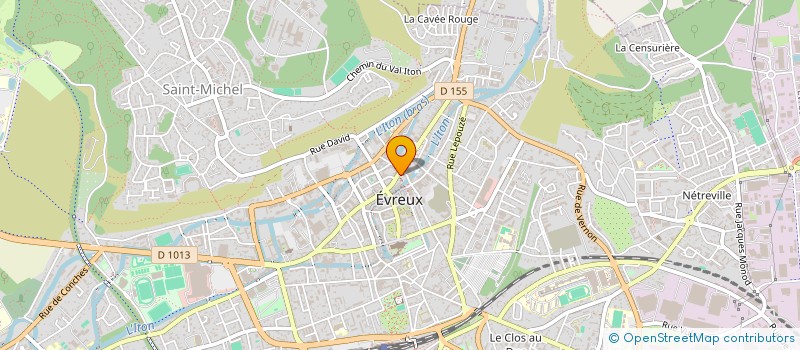 localisation de l'entreprise MADAME CHANTAL BLANCHARD  EVREUX