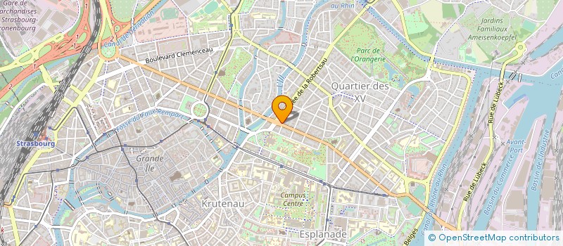 localisation de l'entreprise MADAME CHANTAL BLAS à STRASBOURG