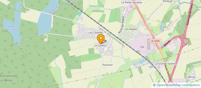 localisation de l'entreprise MADAME CHANTAL BLAYON à CERTINES