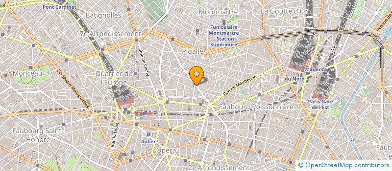 localisation de l'entreprise MADAME CHANTAL BLIN à PARIS