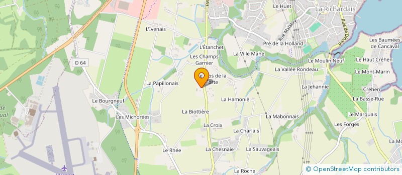 localisation de l'entreprise MADAME CHANTAL BLOUIN  PLEURTUIT