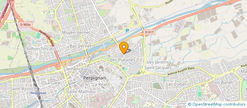 localisation de l'entreprise MADAME CHANTAL BOCQUET  PERPIGNAN