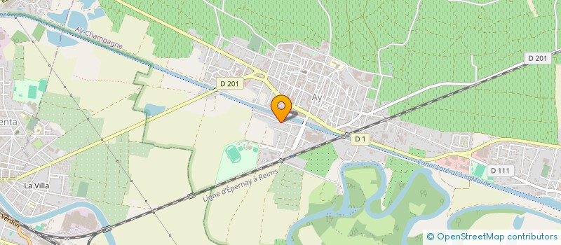 localisation de l'entreprise MADAME CHANTAL BOCQUET  AY-CHAMPAGNE