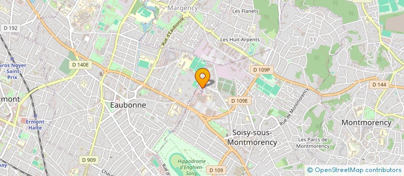 localisation de l'entreprise MADAME CHANTAL BOD  SOISY-SOUS-MONTMORENCY