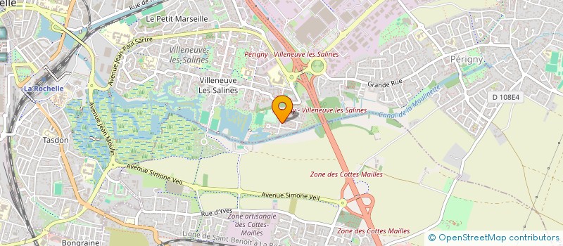 localisation de l'entreprise MADAME CHANTAL BOILOT  LA ROCHELLE