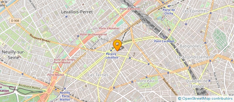 localisation de l'entreprise MADAME CHANTAL BOINET  PARIS