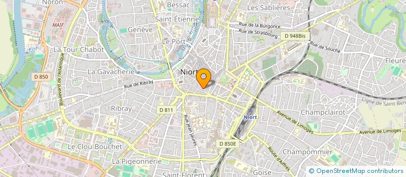localisation de l'entreprise MADAME CHANTAL BOISSEAU à NIORT