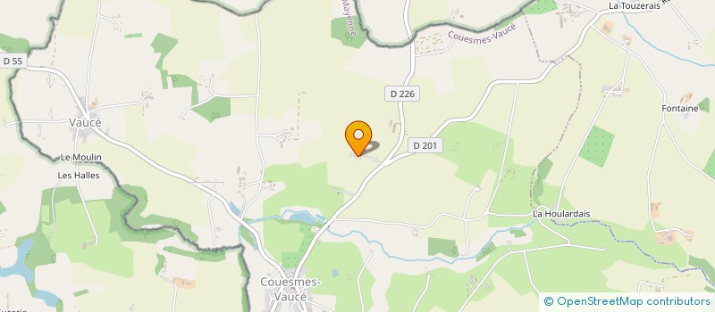 localisation de l'entreprise MADAME CHANTAL BONDIS  SAINT-FRAIMBAULT-DE-PRIERES