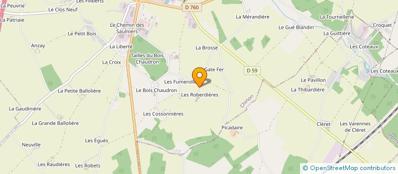 localisation de l'entreprise MADAME CHANTAL BONIN  SAINTE-MAURE-DE-TOURAINE
