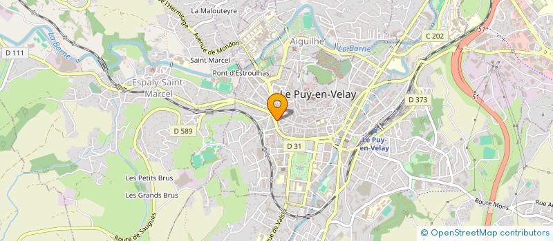 localisation de l'entreprise MADAME CHANTAL BONNE à LE PUY-EN-VELAY