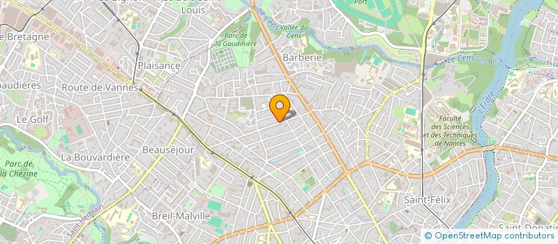 localisation de l'entreprise MADAME CHANTAL BONNEAU à NANTES