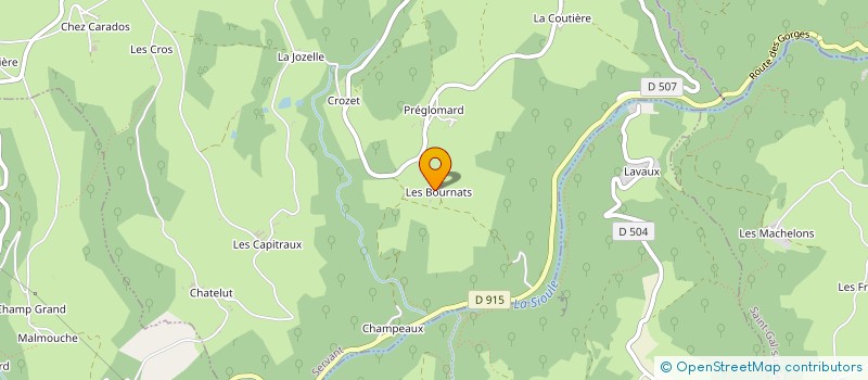 localisation de l'entreprise MADAME CHANTAL BONNET  MENAT