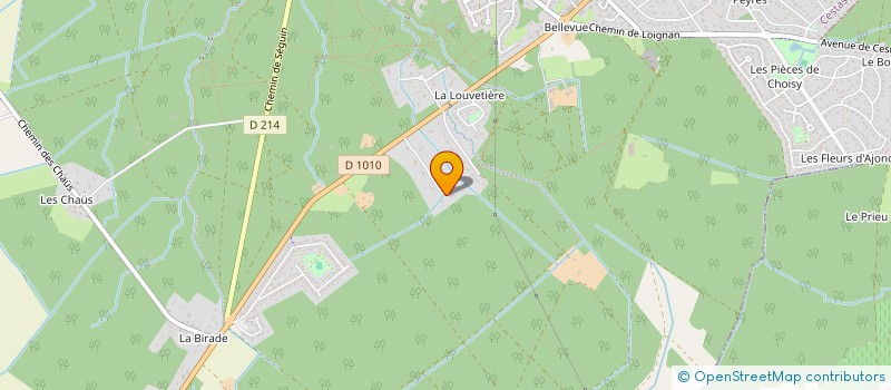 localisation de l'entreprise MADAME CHANTAL BORDEAUX  CESTAS