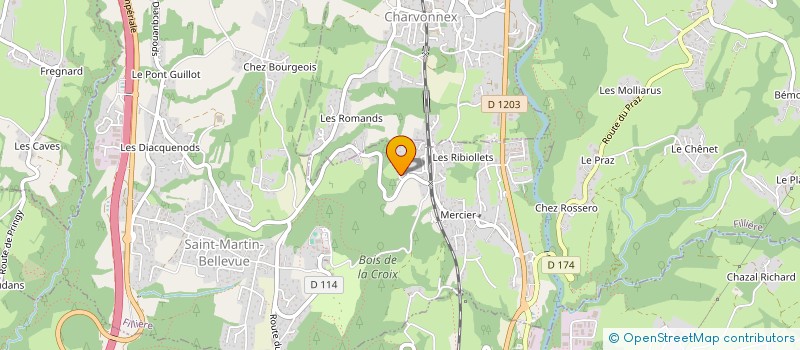 localisation de l'entreprise MADAME CHANTAL BOUCHET  FILLIERE