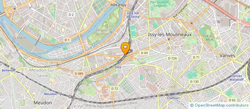 localisation de l'entreprise MADAME CHANTAL BOURGEA à ISSY-LES-MOULINEAUX