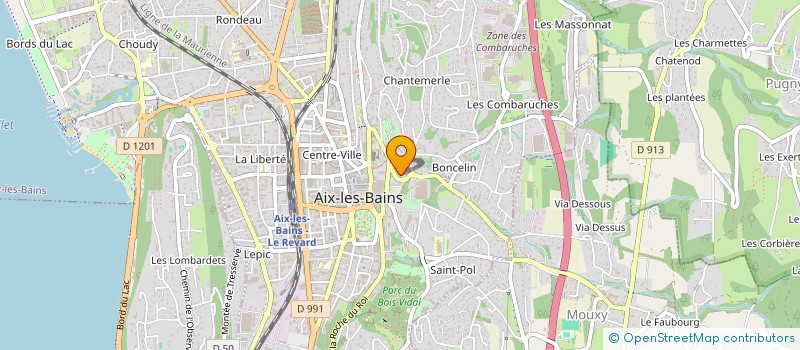 localisation de l'entreprise MADAME CHANTAL BOURGEOIS  VIERZON