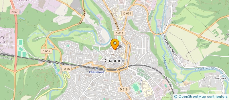 localisation de l'entreprise MADAME CHANTAL BOURRON à CHAUMONT