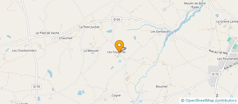 localisation de l'entreprise MADAME CHANTAL BOURY à SAINT-DENIS-DE-JOUHET