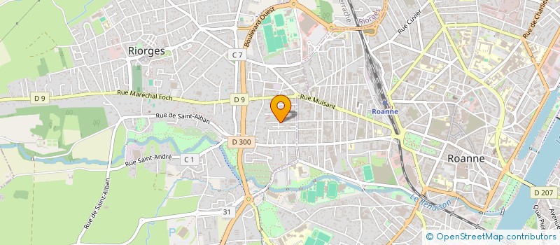 localisation de l'entreprise MADAME CHANTAL BOUTET à RIORGES