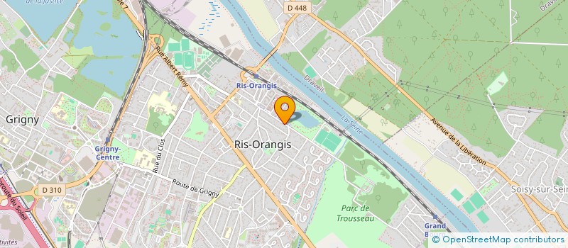 localisation de l'entreprise MADAME CHANTAL BOUTINET à RIS-ORANGIS