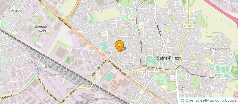 localisation de l'entreprise MADAME CHANTAL BOYER  SAINT-PRIEST