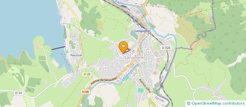 localisation de l'entreprise MADAME CHANTAL BOYER  LANGOGNE