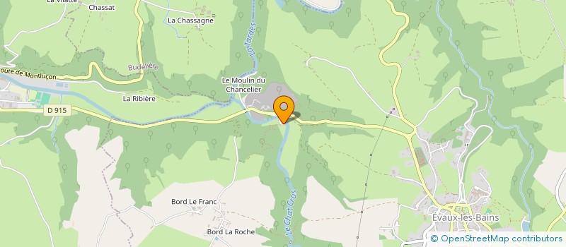 localisation de l'entreprise MADAME CHANTAL BRACONNIER à EVAUX-LES-BAINS
