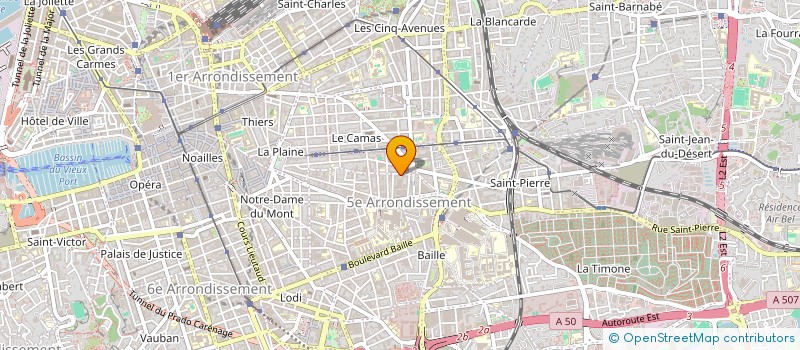 localisation de l'entreprise MADAME CHANTAL BRANDENBURGER à MARSEILLE
