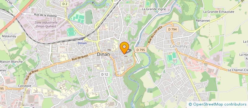localisation de l'entreprise MADAME CHANTAL BRESSOT à DINAN