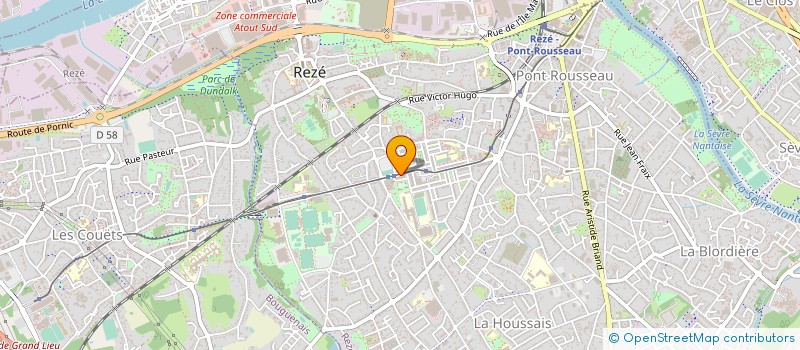 localisation de l'entreprise MADAME CHANTAL BRETESCHE  REZE