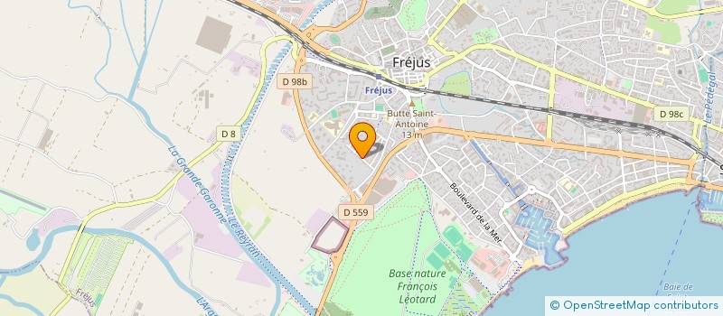 localisation de l'entreprise MADAME CHANTAL BRICOUT à FREJUS