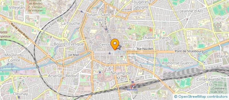 localisation de l'entreprise MADAME CHANTAL BROHIER  RENNES