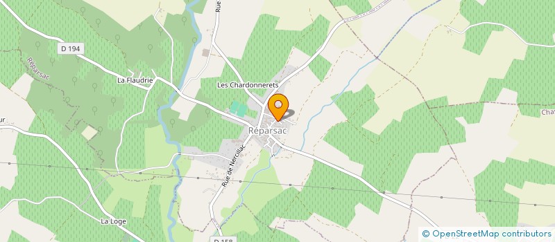 localisation de l'entreprise MADAME CHANTAL BROUSSIN  REPARSAC