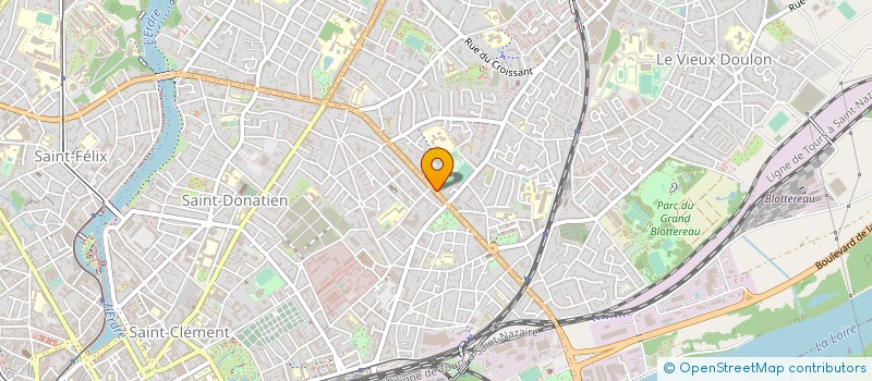 localisation de l'entreprise MADAME CHANTAL BRUMENT à NANTES