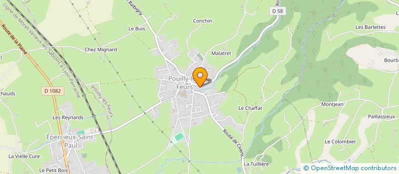 localisation de l'entreprise MADAME CHANTAL BRUNEL  SAINTE-FOY-SAINT-SULPICE