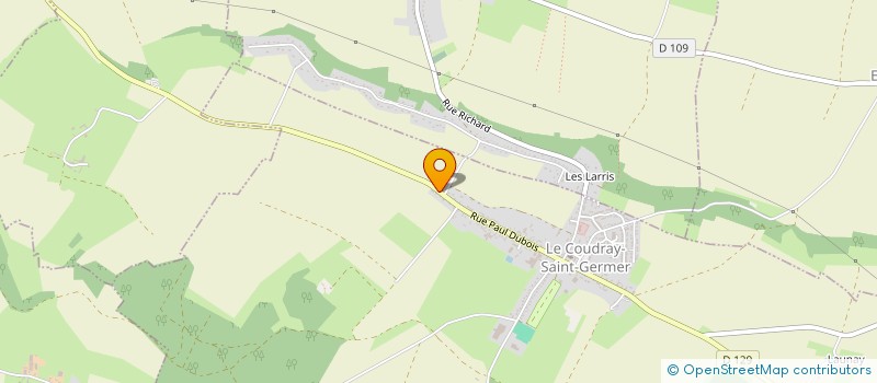 localisation de l'entreprise MADAME CHANTAL BRUNENGO  LE COUDRAY-SAINT-GERMER