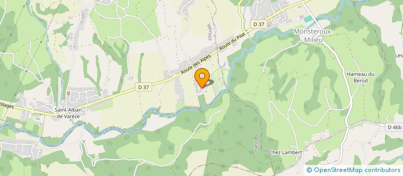 localisation de l'entreprise MADAME CHANTAL BRUYERE  VERNIOZ