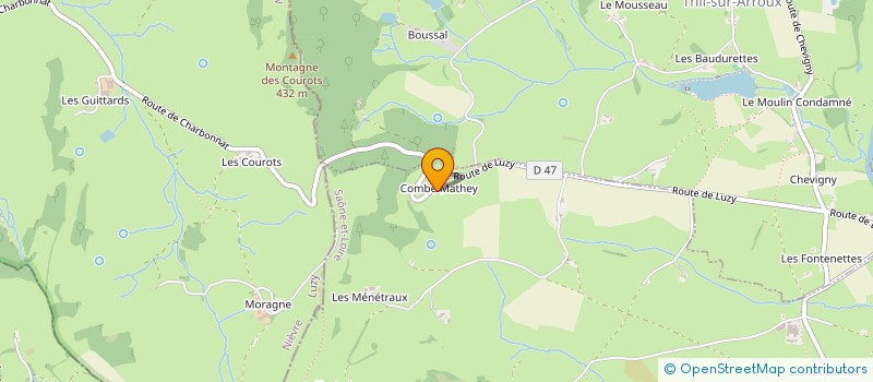 localisation de l'entreprise MADAME CHANTAL BUISSON  CUZY