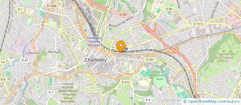 localisation de l'entreprise MADAME CHANTAL BULLOZ  CHAMBERY