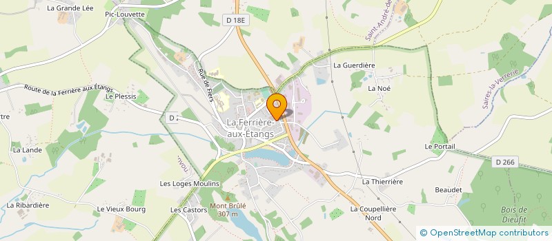 localisation de l'entreprise MADAME CHANTAL BUSNEL à LA FERRIERE-AUX-ETANGS