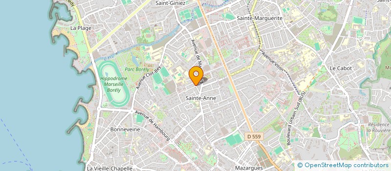 localisation de l'entreprise MADAME CHANTAL BUSSUTIL à MARSEILLE 8EME