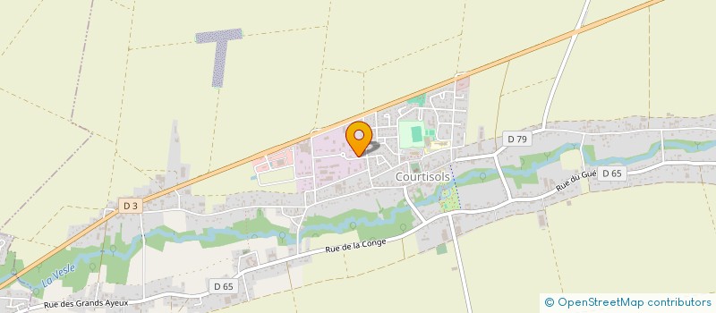 localisation de l'entreprise MADAME CHANTAL CADORE  COURTISOLS