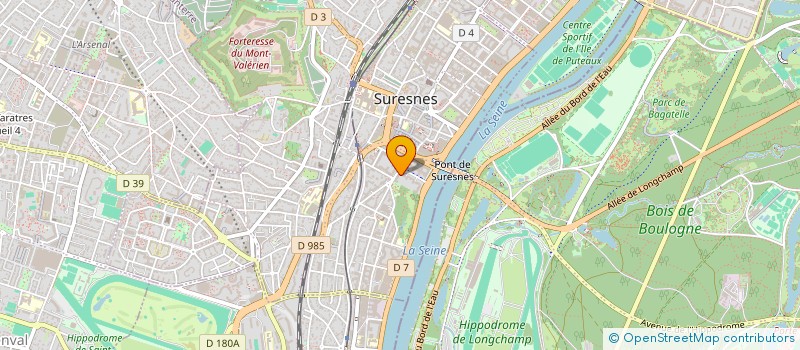 localisation de l'entreprise MADAME CHANTAL CAGNET à SURESNES