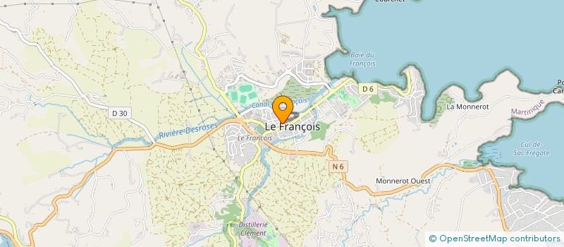 localisation de l'entreprise MADAME CHANTAL CALVEYRAC à LE FRANCOIS