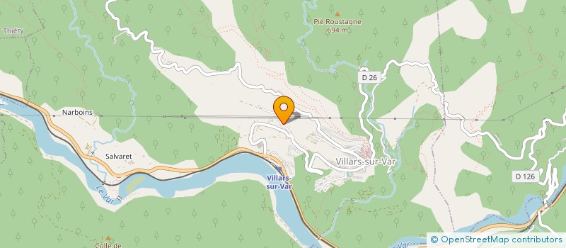 localisation de l'entreprise MADAME CHANTAL CALZIA  VILLARS-SUR-VAR