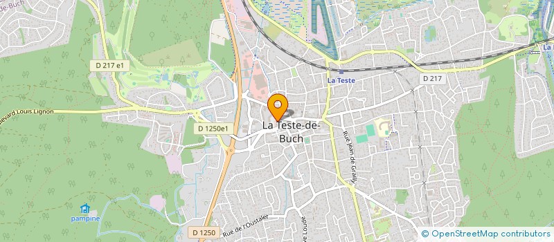 localisation de l'entreprise MADAME CHANTAL CAMACHO à LA TESTE-DE-BUCH