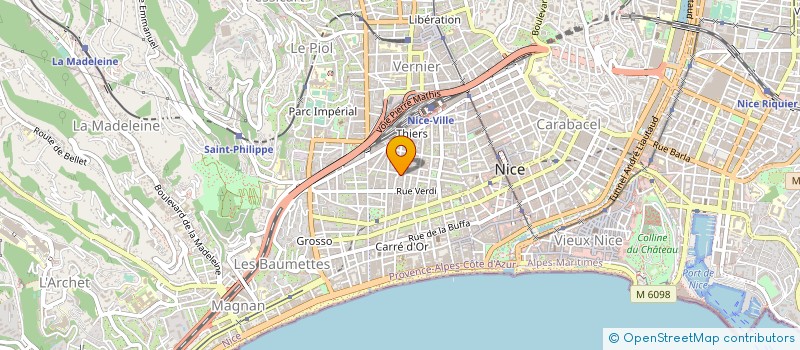 localisation de l'entreprise MADAME CHANTAL CAMPO à NICE